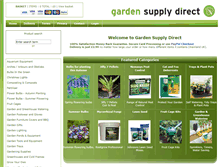 Tablet Screenshot of gardensupplydirect.co.uk